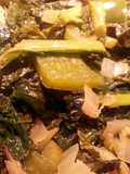 Braised Kale & Turnip Greens