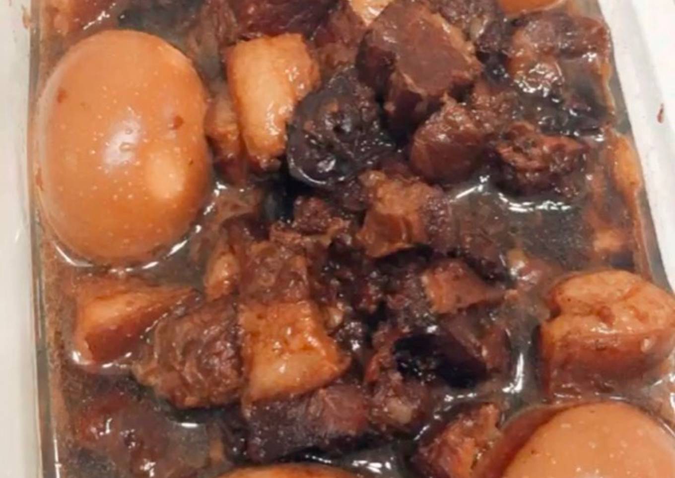Babi kecap slow cooker