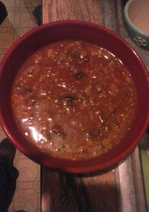 A picture of Delicious Turkey chili.