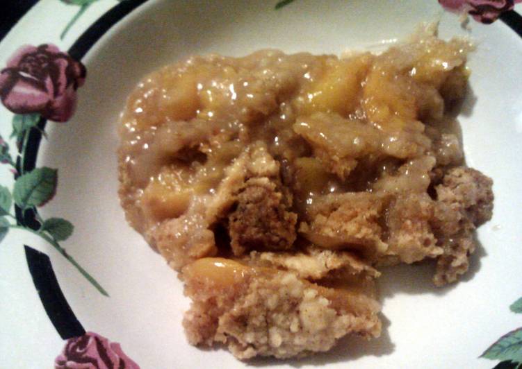 Easy Cake Peach Cobbler Easy Cake Peach Cobbler