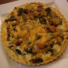A picture of Easy Homemade Quiche.