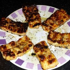 A picture of Barbecued Halloumi Cheese.