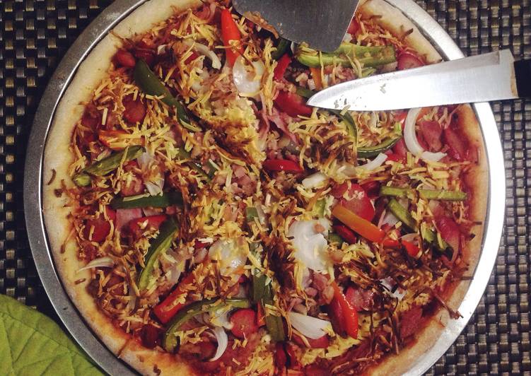 Get Healthy with Easy Squeezy Homemade Hand-stretched Pizza