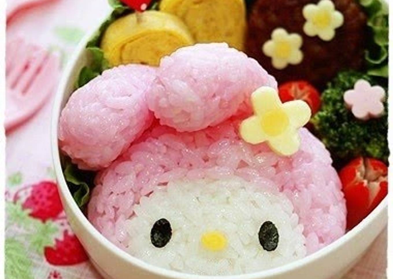 My Melody Onigiri Character Bento