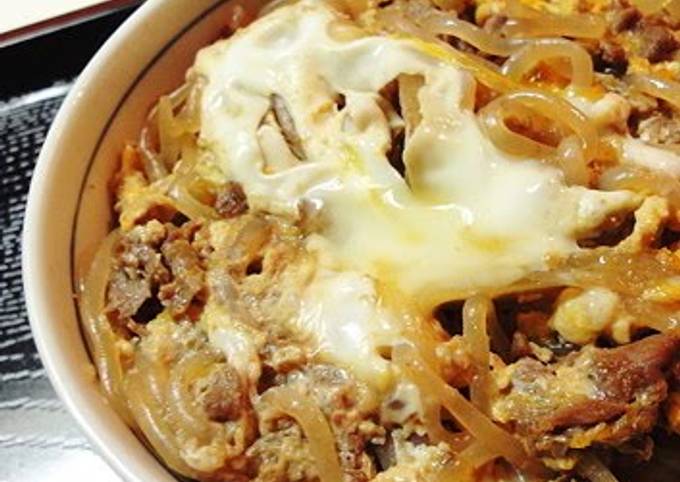 Steps to Prepare Quick Beef and Egg over Rice