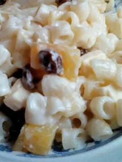 A picture of Sweet macaroni salad.