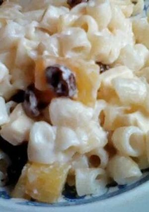 A picture of Sweet macaroni salad.