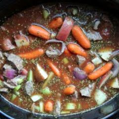 A picture of The Best Crock Pot Beef Stew.