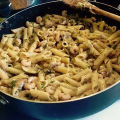 A picture of Amazing Cheesy Shrimp And Pastas! (Gluten Free!).