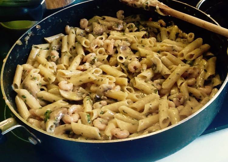 Simple Way to Prepare Any-night-of-the-week Amazing Cheesy Shrimp And Pastas! (Gluten Free!)