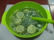 Gambar es kuwut timun lemon