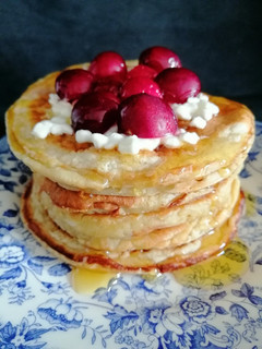 Una foto de Pancakes de plátano