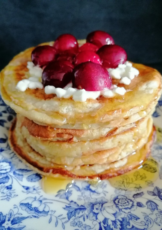 Una foto de Pancakes de plátano