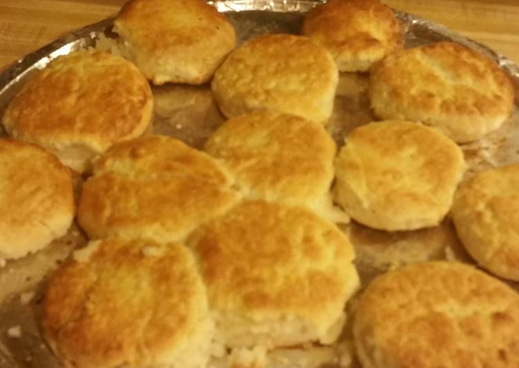 Biscuits made with mayonnaise