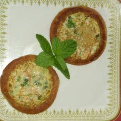 A picture of Omelette bread disc.