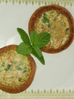 A picture of Omelette bread disc.