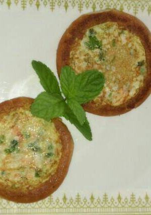 A picture of Omelette bread disc.