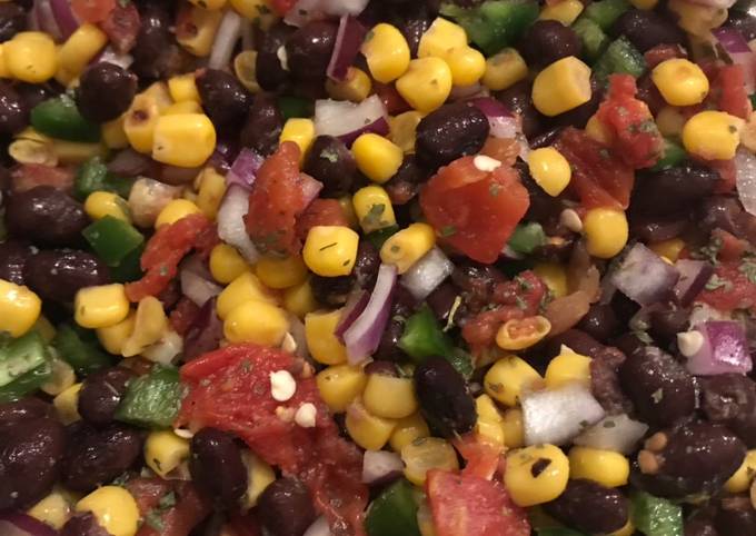 Easiest Way to Make Award-winning Spicy Black Bean and Corn Pico de Gallo