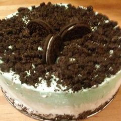 A picture of Frozen Grasshopper Torte.