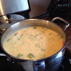 A picture of Broccoli Cheese Soup.