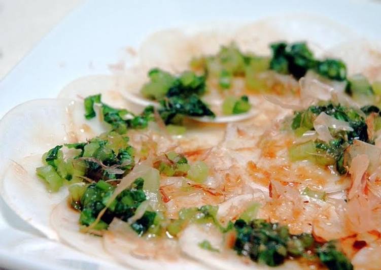 Recipe: Delicious Japanese-Style Turnip Carpaccio