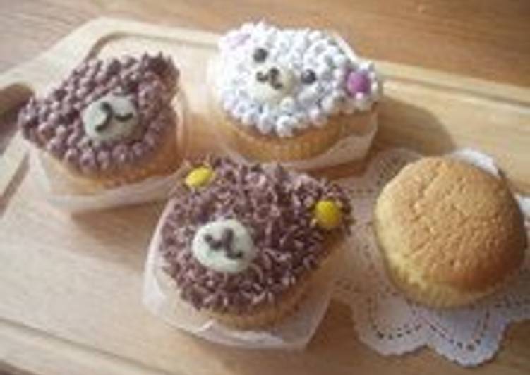Recipe of Quick Fluffy Cupcakes