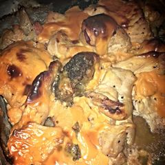 A picture of Chicken vinaigrette medley.