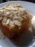 Pear, Almond and Semolina Cake