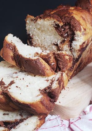 Una foto de Babka de Nutella