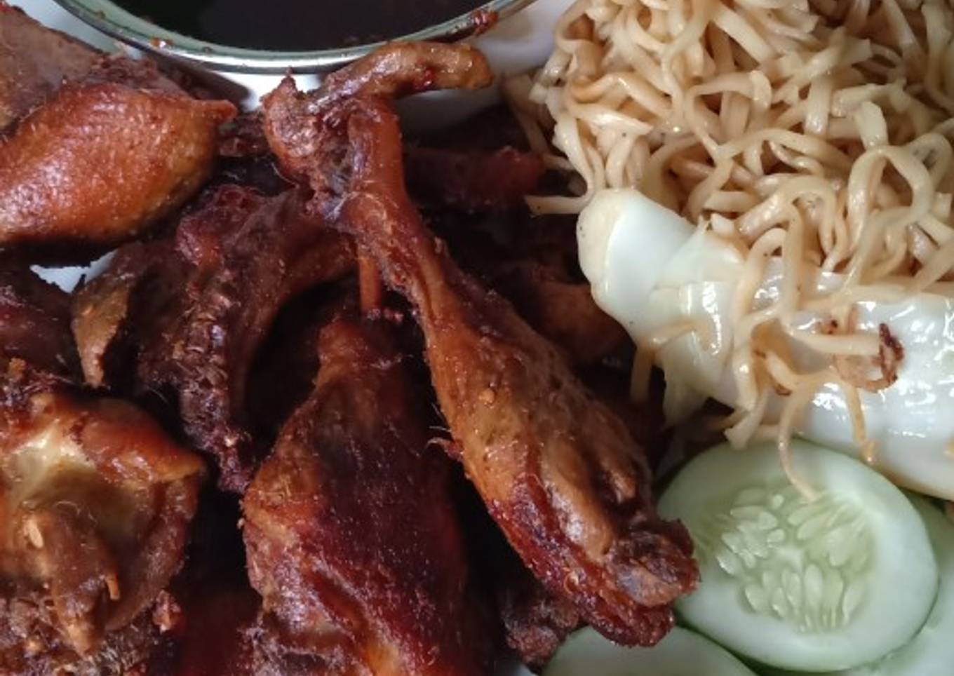 Bebek goreng pedas madura