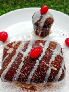 এগলেস চকোলেট গনাশ কেক(eggless chocolate ganache cake recipe in Bengali) রেসিপির প্রধান ছবি
