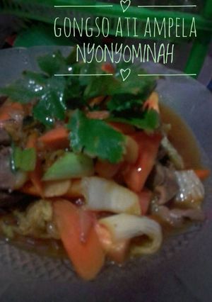 Foto resep Gongso ati ampela