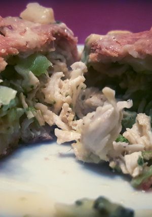 A picture of Cheesy Stuffed Crossiant.