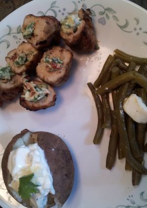 A picture of Stuffed Chicken.