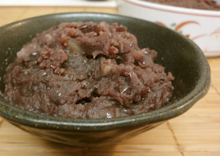 Recipe of Super Quick Homemade Basic Tsubu-an Chunky Adzuki Bean Paste