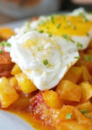 Une photo de Chorizo à la tomate et aux pommes de terre au Cook Expert