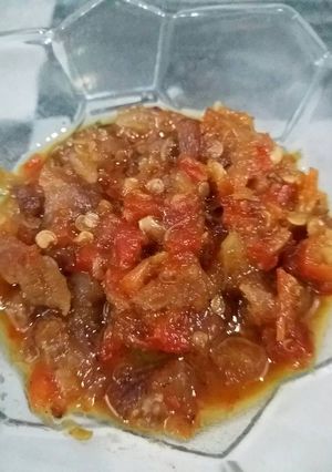 Foto resep Oseng mercon ala seadanya