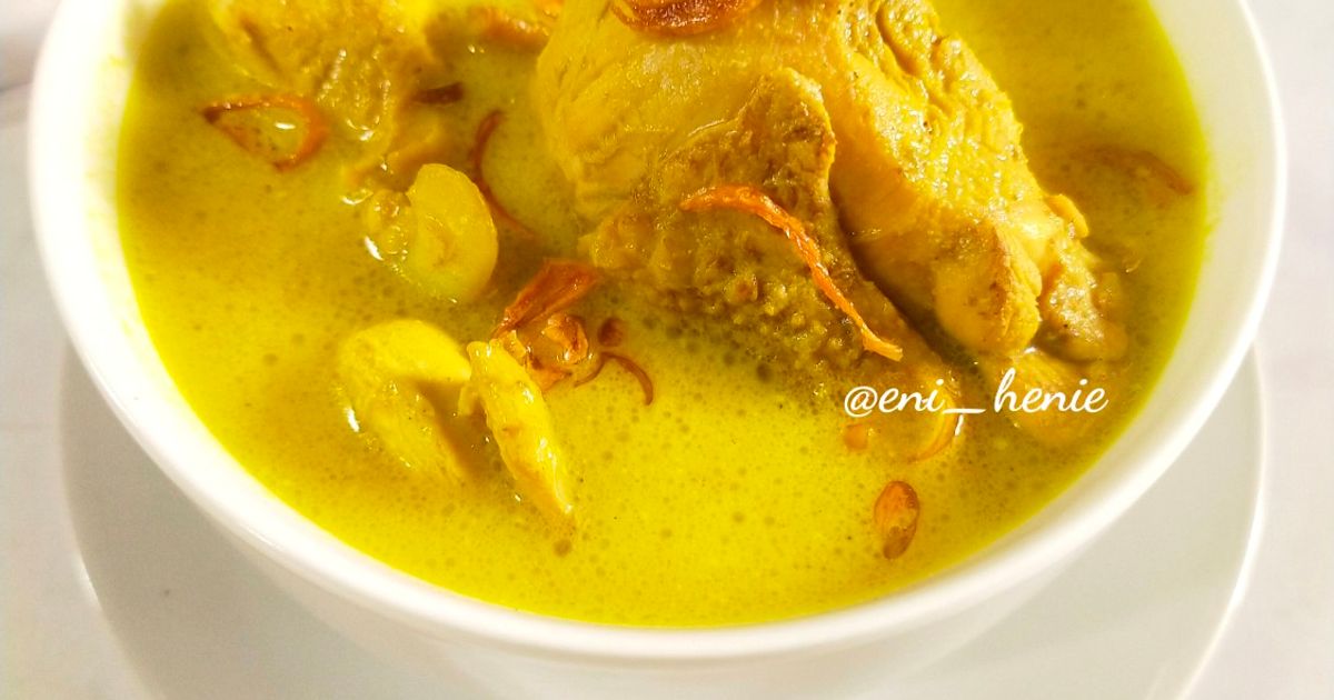 997. Opor Ayam Bumbu Kuning (Menu Lebaran)