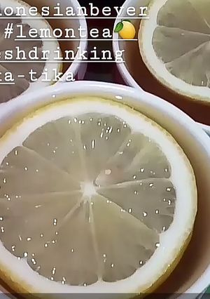 Foto resep Lemon tea hangat