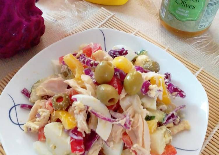 Cara Gampang Menyiapkan 💢 Lowcarb Salad 💢 yang Lezat Sekali