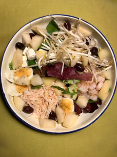 Una foto de Cena : otra ensalada