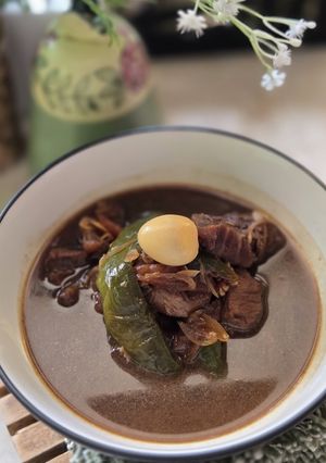 Foto resep Semur Daging Cabai Hijau