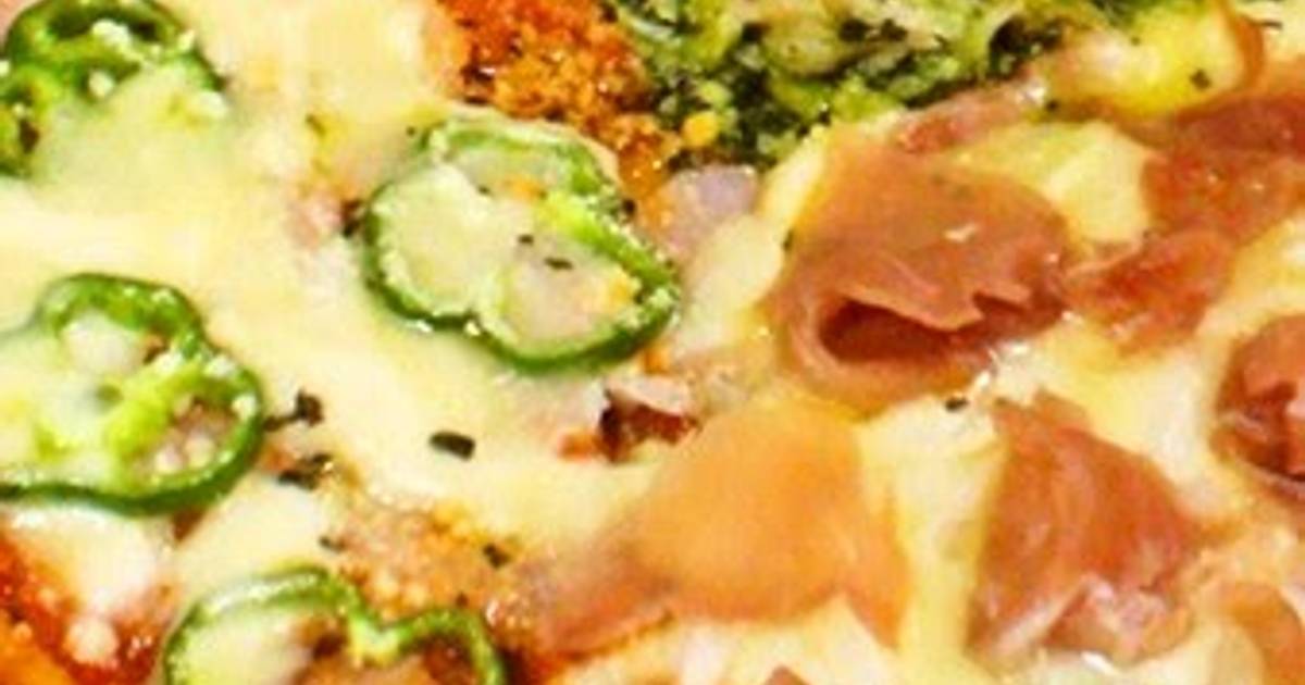 Simple and Crispy Cake Flour Pizza Recipe by cookpad.japan Cookpad