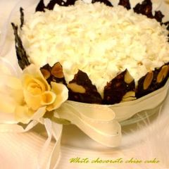 A picture of White Chocolate New York Cheesecake.