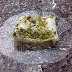 Toast & Creamy Pistachio dessert A picture of Toast & Creamy Pistachio dessert.