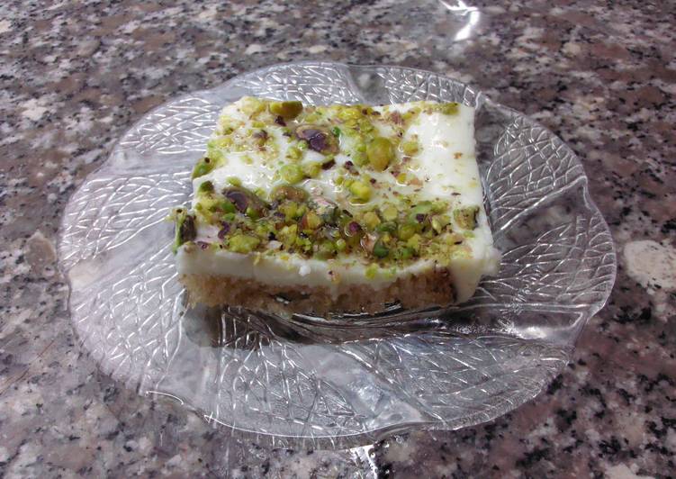 Recipe of Homemade Toast &amp; Creamy Pistachio dessert