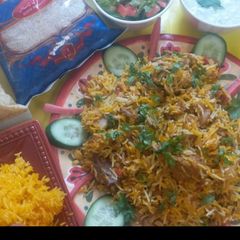 A picture of Delhi Walas shadi wali authentic zafrani biryani #kokabandcookpad.