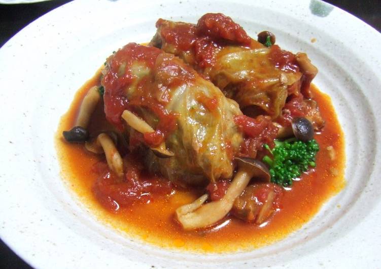 Step-by-Step Guide to Prepare Favorite Our Family&#39;s Cabbage Rolls In Tomato Sauce