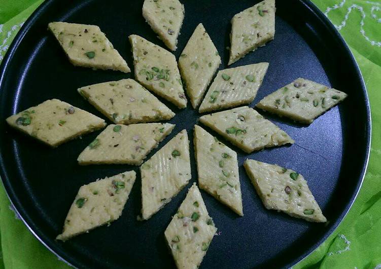 Step-by-Step Guide to Prepare Super Quick Homemade Kesar Pista Kaju katli