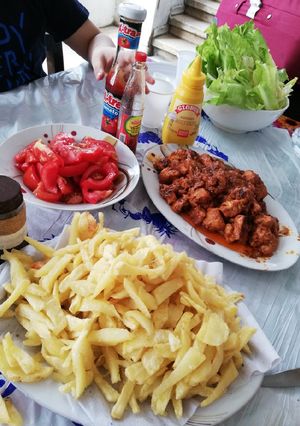 صورة لوصفة شيش وبطاطا